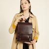 2025 New Genuine Leather Backpack for Women, British College Style School Bag, College Student Vintage Simple Cowhide Laptop Backpack