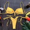 Moda 14 Colori Allacciato Bikini Costume da Bagno Femminile Costume da Bagno Donna Set Bikini Due Pezzi Leopardo Brasiliano Bather Costume da Bagno