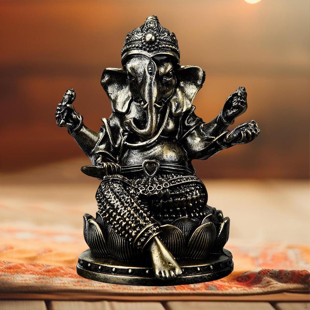 Lord Statue Figurine Art Decoration Buddha Sculpture Ornament for Tabletop Centerpiece Bookshelf