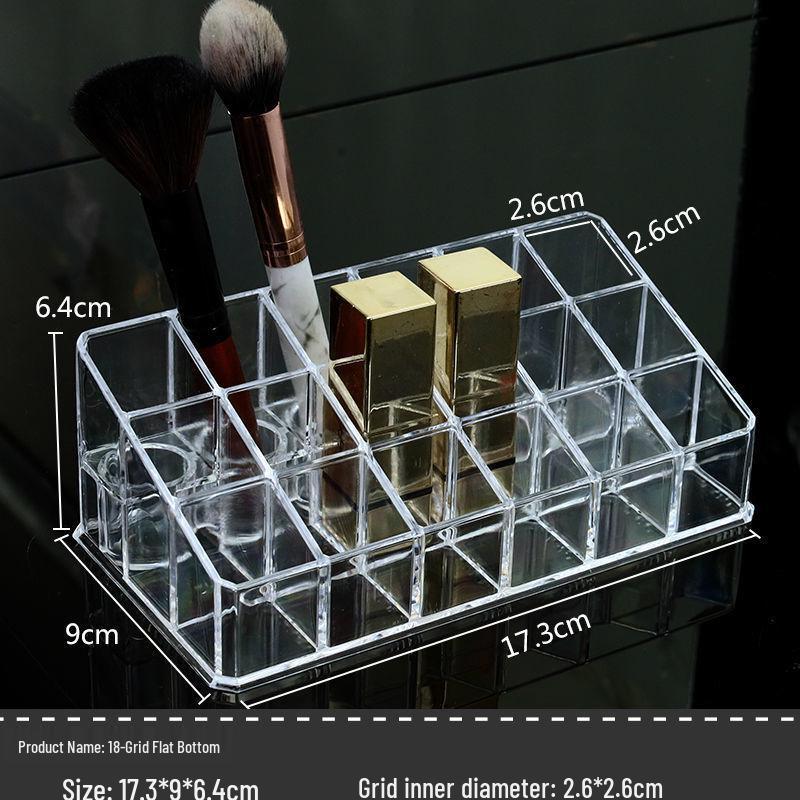 Klarer Acryl-Lippenstift-Displayständer - Mehrloch-Organizer für Kosmetik
