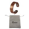 Vinterly Pure Copper Magnetic Rings Viking Vintage 6.5mm Health Energy Finger Open Cuff Adjustable Jewelry High Magnet Resizable