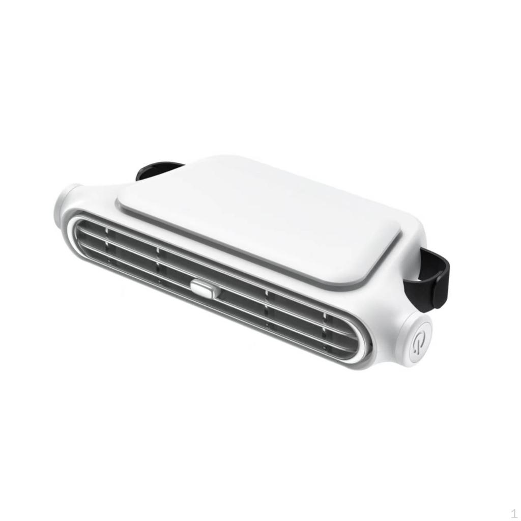 Fan with Mount 3 Speeds ThreeSpeed for Vacationers, Commuters White Klx05usb