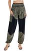 Joob Joob Boho Pants for Women Hippie Harem Pants Yoga Pants Comfortable Bohemian Flowy Hippie - - Women's - Outfit, Onyx, Small-Medium
