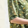 Women's Summer Floral Lapel Shirt and Straight-Leg Pants Set