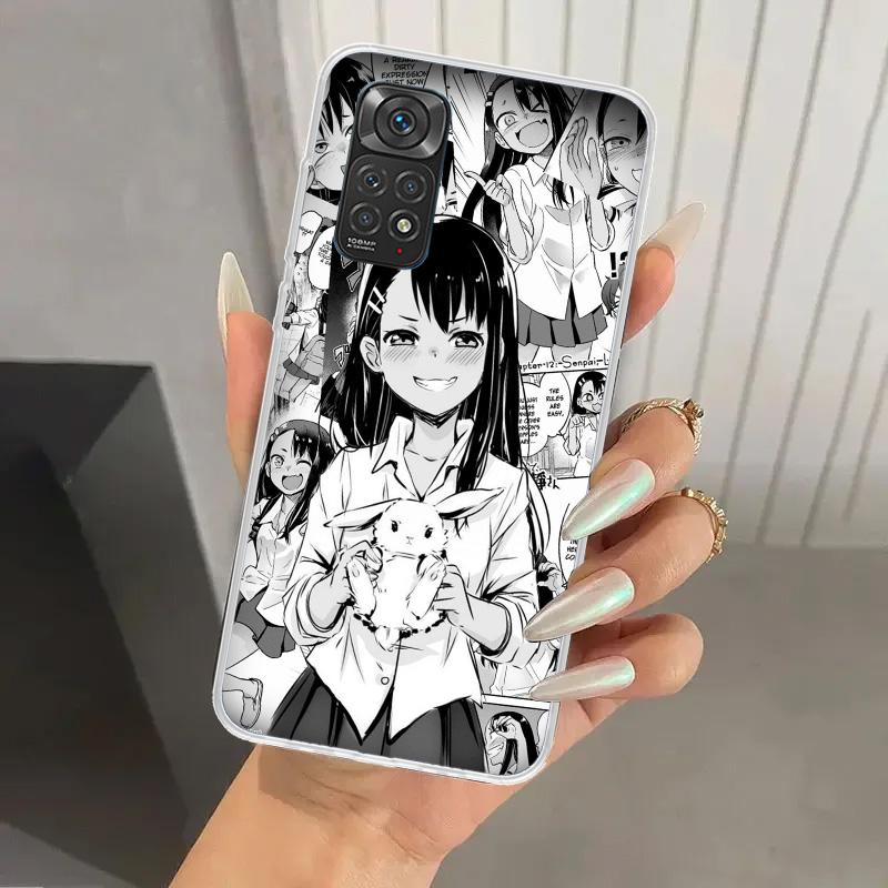 Nagatoro San Anime Aesthetic Phone Case for Xiaomi Redmi Note 14 13 12S 12 11S 11 Pro Plus 11T 11E 10S 9 9S Soft Funda Print She