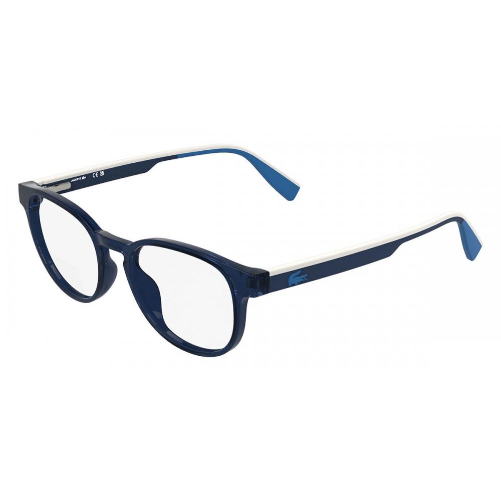 Photos - Glasses & Contact Lenses Lacoste Unisex Eyeglasses L3666 410 Transparent Blue/47-17-135