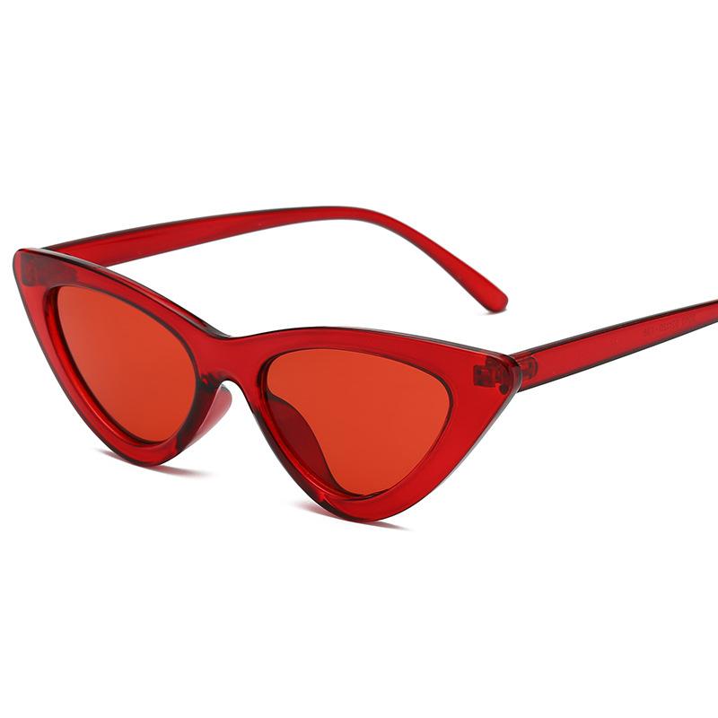 Nové evropské a americké módní sluneční brýle kočičí oko, Personalizovaná streetová fotografie, Sluneční brýle na molo, Retro trendy sluneční brýle ve stylu Hongkongu