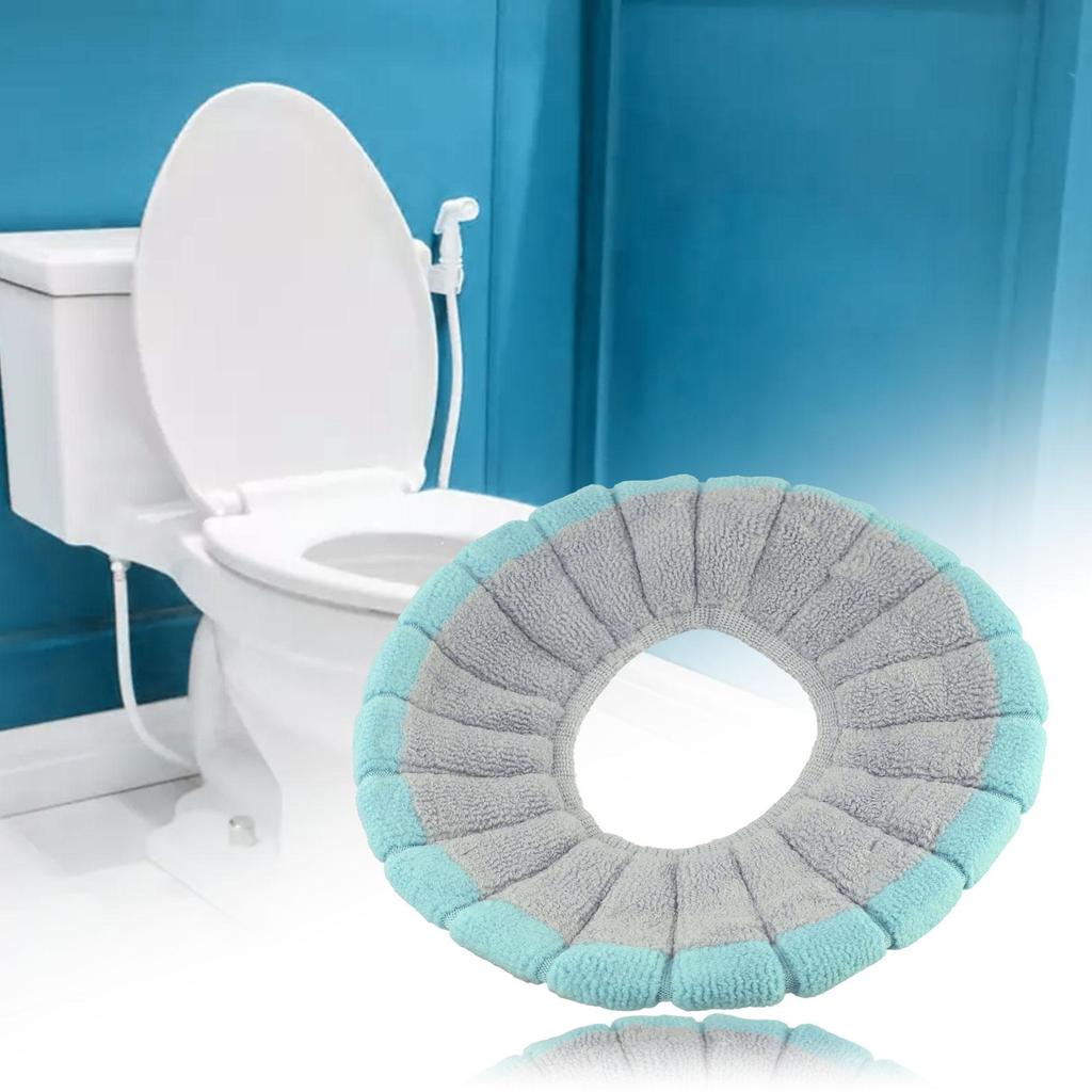 Cozy and Soft Bathroom Warmer Toilet Seat Cushion Perfect for All Seasons