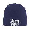Jesus Saves Knitted Caps Womens Unisexs Skullies Beanies Winter Hats Christian God Casual Cap
