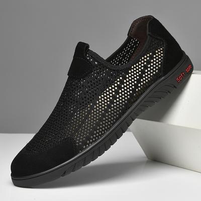 Pantofi Casual Respirabili pentru Bărbați Decupați Mocasini pentru Bărbați Sandale Cool Handmade Slip on Pantofi de Conducere Bărbat Adidași de Vară Ușori pentru Bărbați