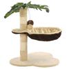 VidaXL Arbre à chat avec griffoir en sisal 50 cm Beige et Marron
