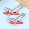 1Pc Garden Hose Faucet With Lock Water Tank Connector Replacement Tools 1/2 Inch 3/4 Inch Zinc Alloy Thread Lockable Faucet