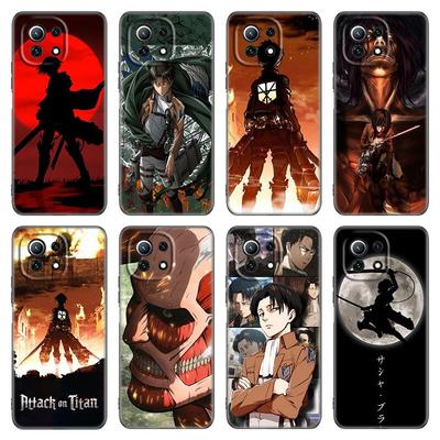 Japanischer Anime Angriff auf Titan Telefonkasten für Xiaomi Mi POCO X3 NFC GT M4 M3 12 11T 10T Pro A3 11 Lite NE 5G 12X 11i F3 Abdeckung