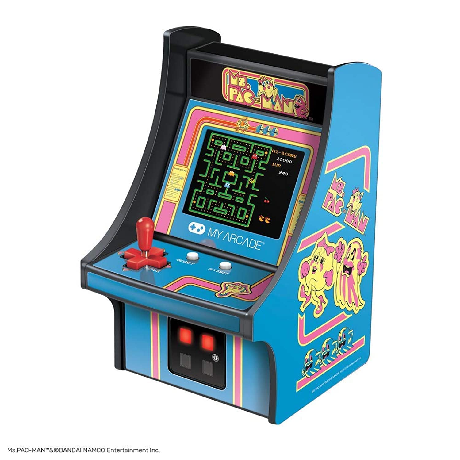 

MyArcade Retro MS 6.75 Мини-игра Pac-Man (желтый) ДГУНЛ-3230