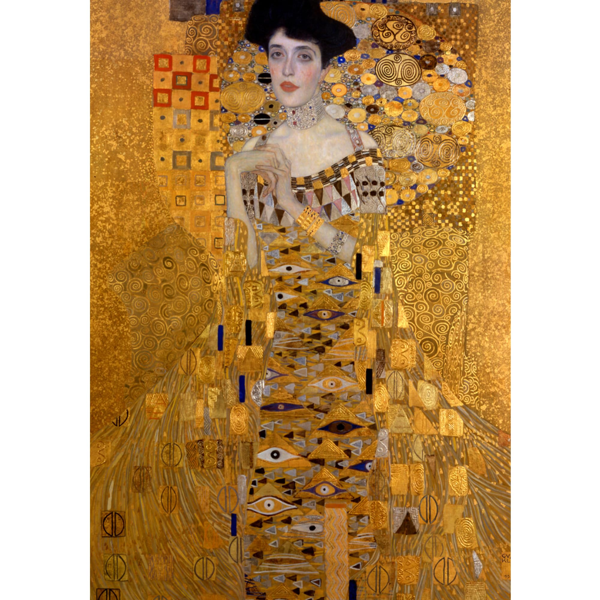 

MISITU 2000-Piece Jigsaw Puzzle, Landscape Painting by Gustav Klimt [Portrait of Adele Bloch-Bauer], Perfect as a Gift for Birthdays, Christmas, or
