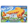 Hasbro (HASBRO) Nerf Minecraft Pillager Crossbow, Crossbow-Style Blaster with 3 Nerf Elite Darts, Realistic Crossbow Action, Pull-Back Priming Handle