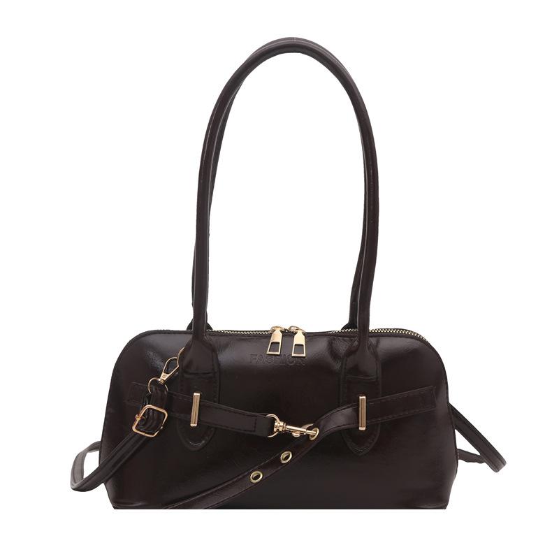 Premium Women's Bag Fashionable Retro Shoulder Messenger Bag Light Luxury Niche Underarm Handbag