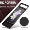 Anti -Shock Mobile Phone Protective Leather Case For Samsung Galaxy Z Flip4 Flip 3 Flip3 Zflip4 Flip 4 5g Matte Feeling Cases