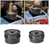 Outdoor Camping Cookware with Lid and Folding Handle Portable Camping Cook Pots Aluminum Alloy Camping Cookware