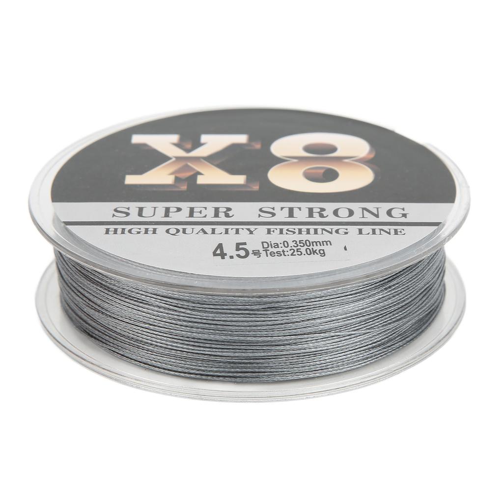 100m Fishing Line Abrasion Resistant Braided Fishing Wire Strong Pulling Force Line for Pond Reservoir Size 4.5 (0.35mm