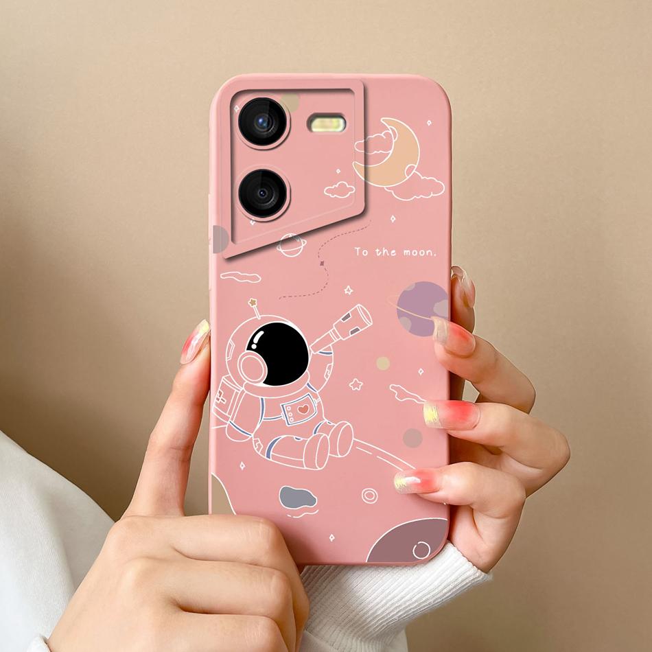 Case For Tecno Pova 5 Pro Floral Pilot Soft Liquid Silicone Camera Lens Protection Anti Drop Back Cover For Tecno Pova5 Pro Capa