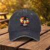 Sunset Palm Tree Landscape Print Baseball Cap Unisex Fashion Duckbill Cap Suitable for Outdoor Sports Fitness Travel and Ou