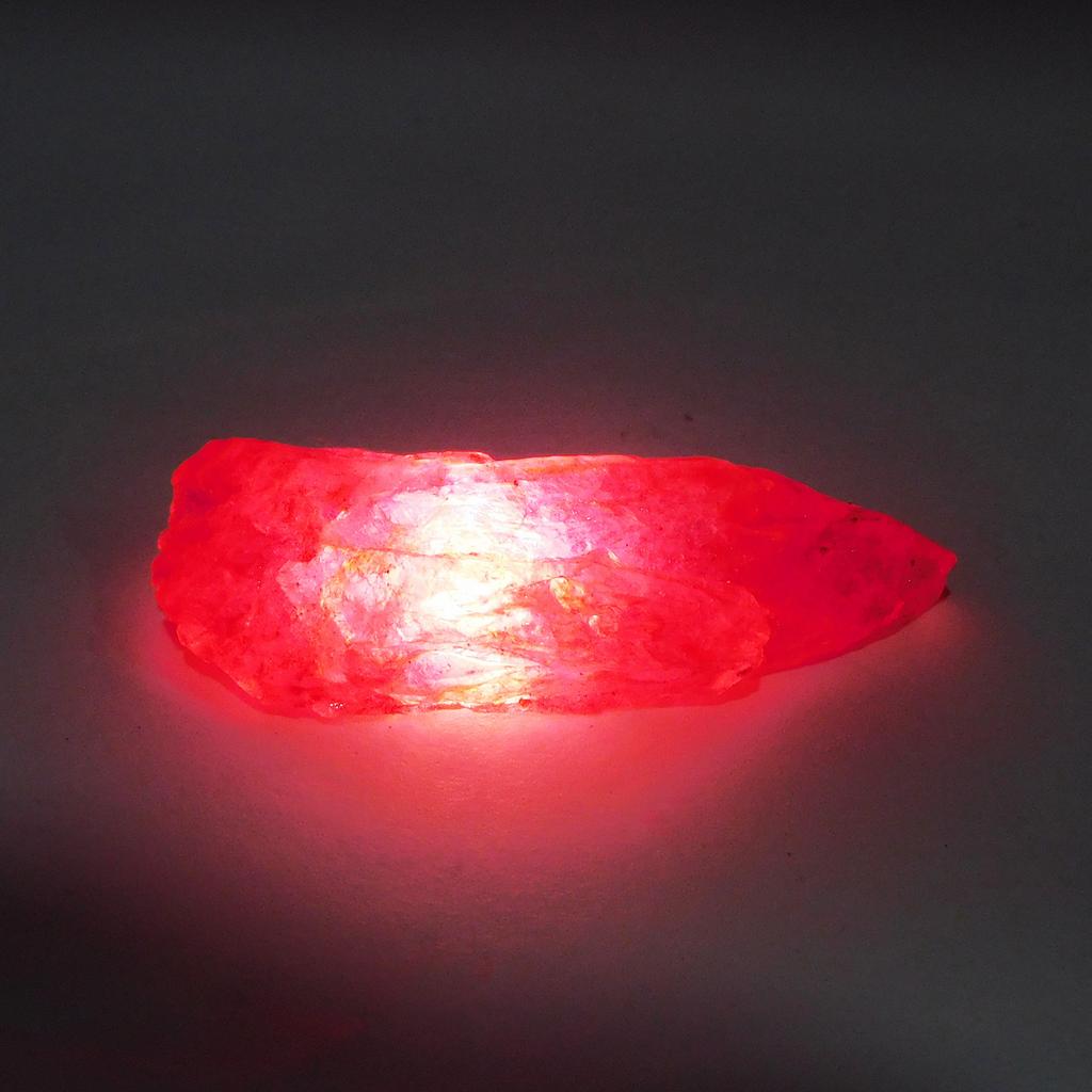 64.60 Carat Dyed Natural Pink Uncut Ruby Rough Loose Gemstone CERTIFIED