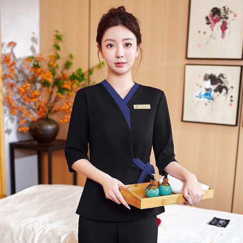 

Women s Spa & Beauty Technician Uniform Set Custom Size