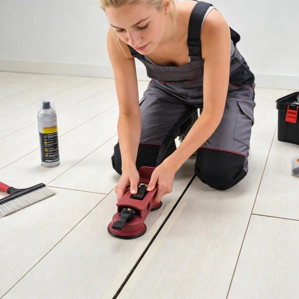 Double Claw Flooring Installation Tool Heavy-Duty Tool Floor Suction Cup Floor Laying