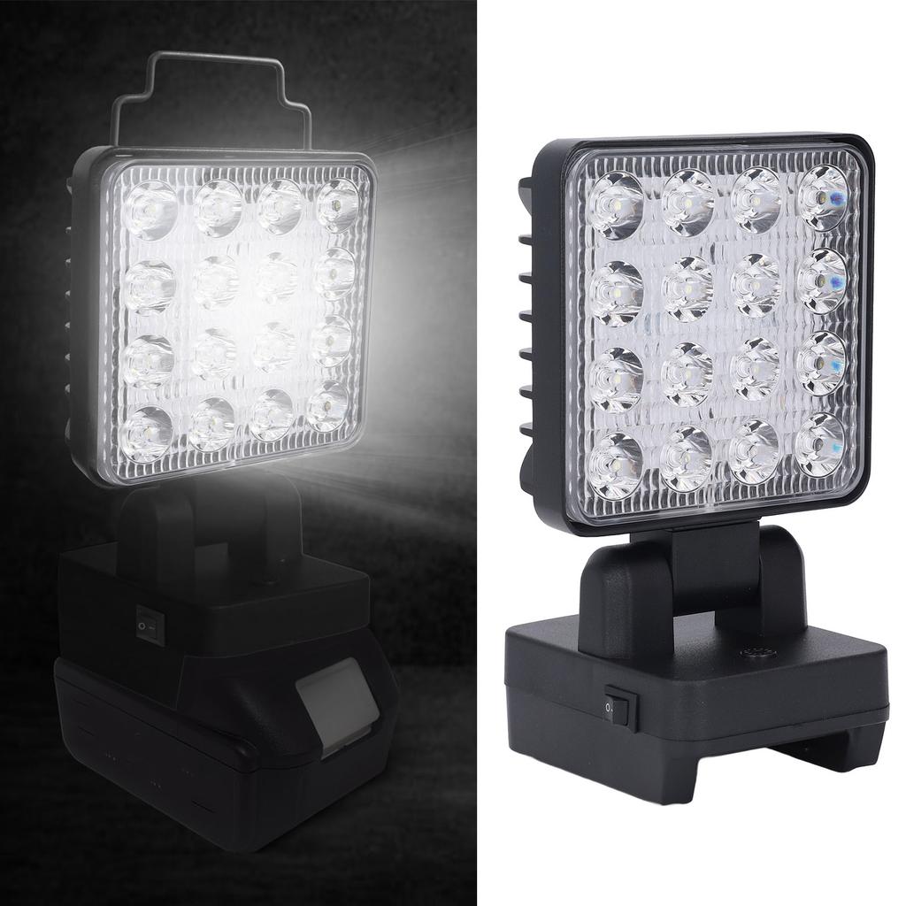 LED Battery Flashlight USB TYPE C 5V2A Output Portable Work Light for WA3593 WA3595 WA3401 20V Li Ba