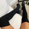 2026 New Women's Boots Designer Sexy Platform Shoes Knitted Elastic Long Boots Fashion Breathable Women Casual Boots Botas Mujer