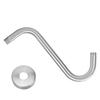 NPT1/2 High Rise Shower Arm SShape Shower Head Extension Arm Bathroom Accessory