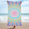 Mandala Bohème Stil Strandtuch Schnelltrocknend Polyester Badetuch Sommerurlaub Reise Pool Sandfrei Yogamatte Decke
