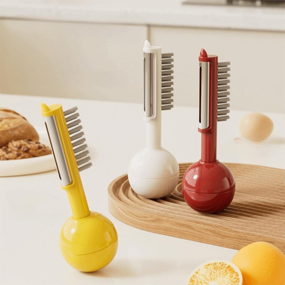With Cleaning Brush Fruit Grater 2 In 1 Fruit Planer Household Tumbler Vegetable Peeler Travel