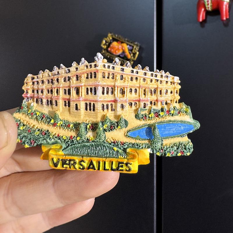 3D City Travel Souvenir Magnets: European and Global Regions