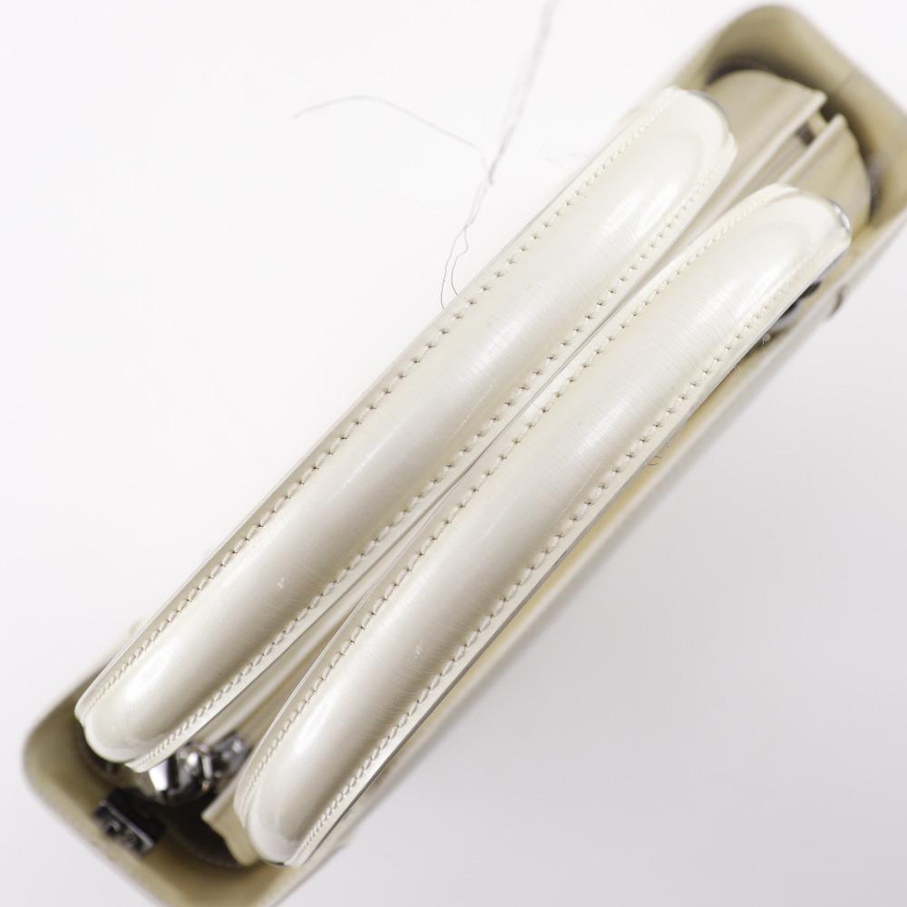 Dior Torebka Maris Pearl 2WAY na ramię ecru Skóra lakierowana Damska Używana