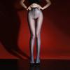 Sexy Women Thin Oil Glossy Shiny Sockings 640 Pin Sexy Tights Stockings Open Crotch Shapping Elastic Pantyhose Maid Wear