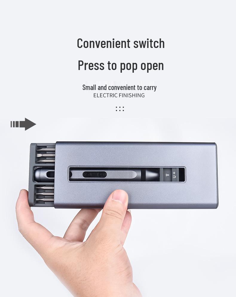 Rechargeable 50-in-1 Precision Electric Screwdriver with Silent Operation and Long Battery Life