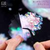 10pcs/lot Kawaii Stationery Stickers flowing light and overflowing colour Junk journaling stickers  Scrapbooking Supplies