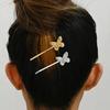 Vintage Butterfly Metal Hairpin Headdress for Womem New Chinese Style Retro Punk Exquisite Updo Bobby Pins Hair Accessories