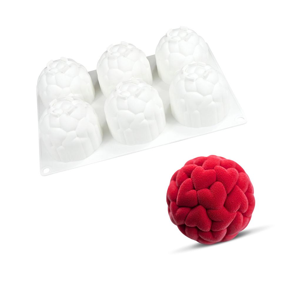 Heart Ball Shaped French Mousse Mold Heat Resistant Silicone Dessert Mould Handmade Pastries Bakewares Baking Accessories