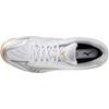 Volleyball Shoes MIZUNO FLY Club Activities Indoor Wide Lightweight Indoor Cm 2E [Mizuno] White/Silver/Gold 26.0