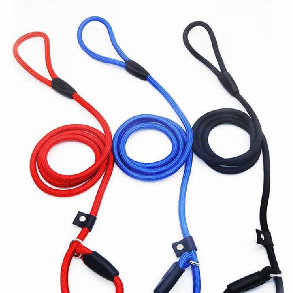 Upgraded Dog Adjustable Nylon (Red/Black/Blue) for Training Aid, Eco-Friendly Cotton , Integrated Plastic Buckle