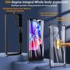 Coque pour samsung galaxy a06, protection 360 rigide bordure renforcée intégrale solide - noir