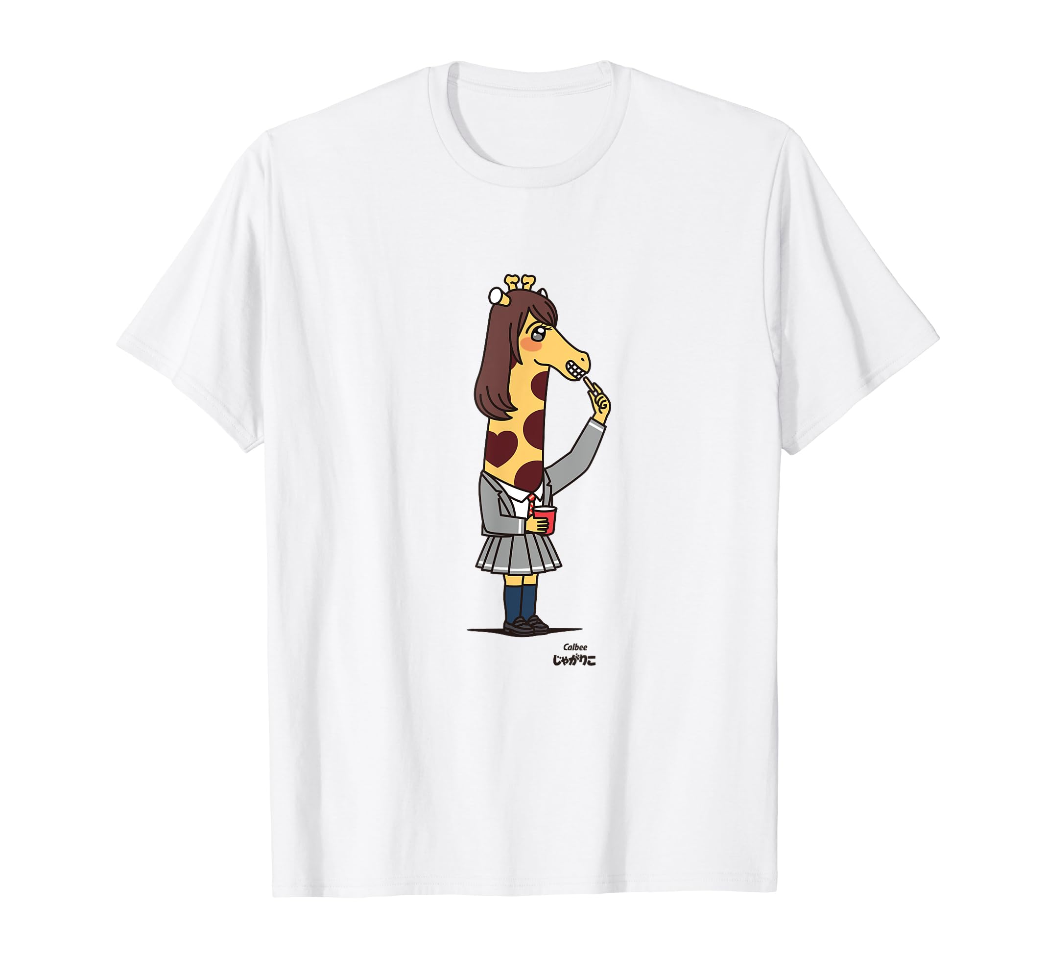 

Jagariko Кимчи со вкусом корейских водорослей Персонаж Кирин Официальный мерч Calbee Футболка