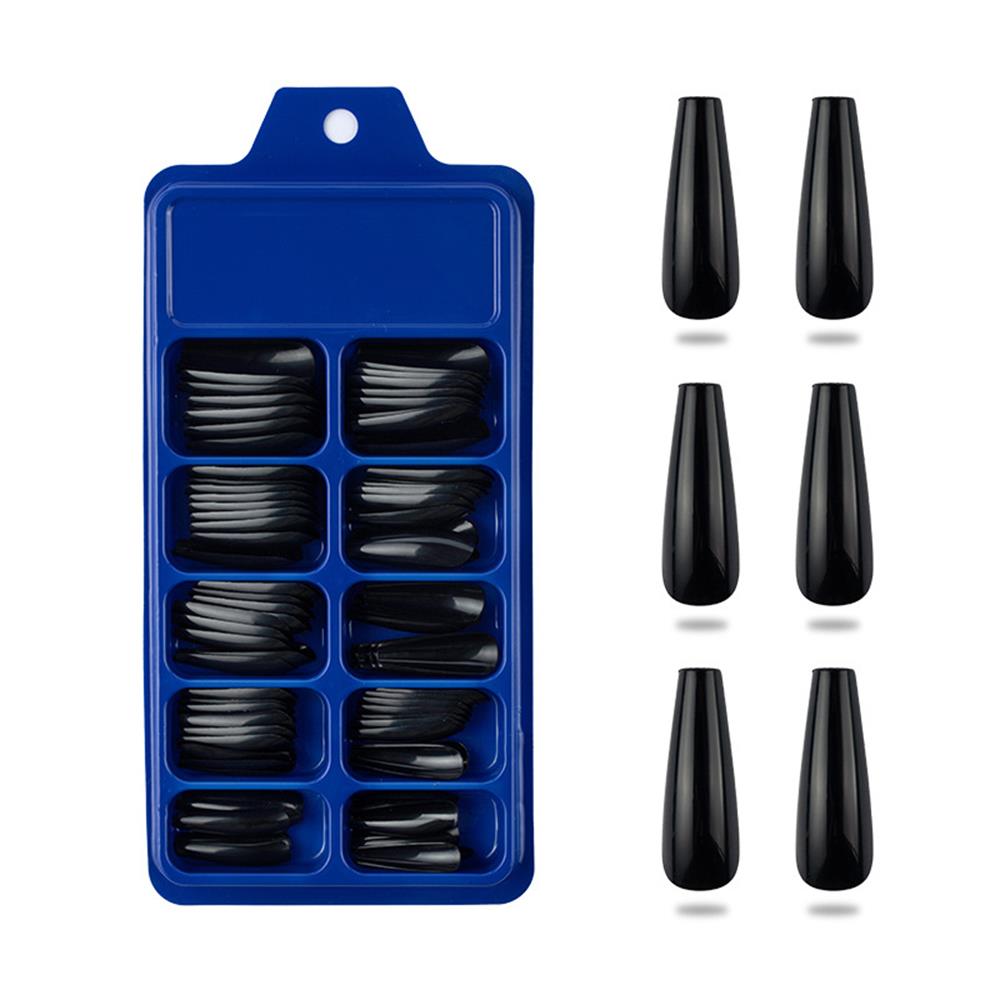 24/100Pcs Candy Color False Nail Tips Full Cover Matte Acrylic Ballerina Fake Nails Tip DIY Beauty Manicure Extension Tools