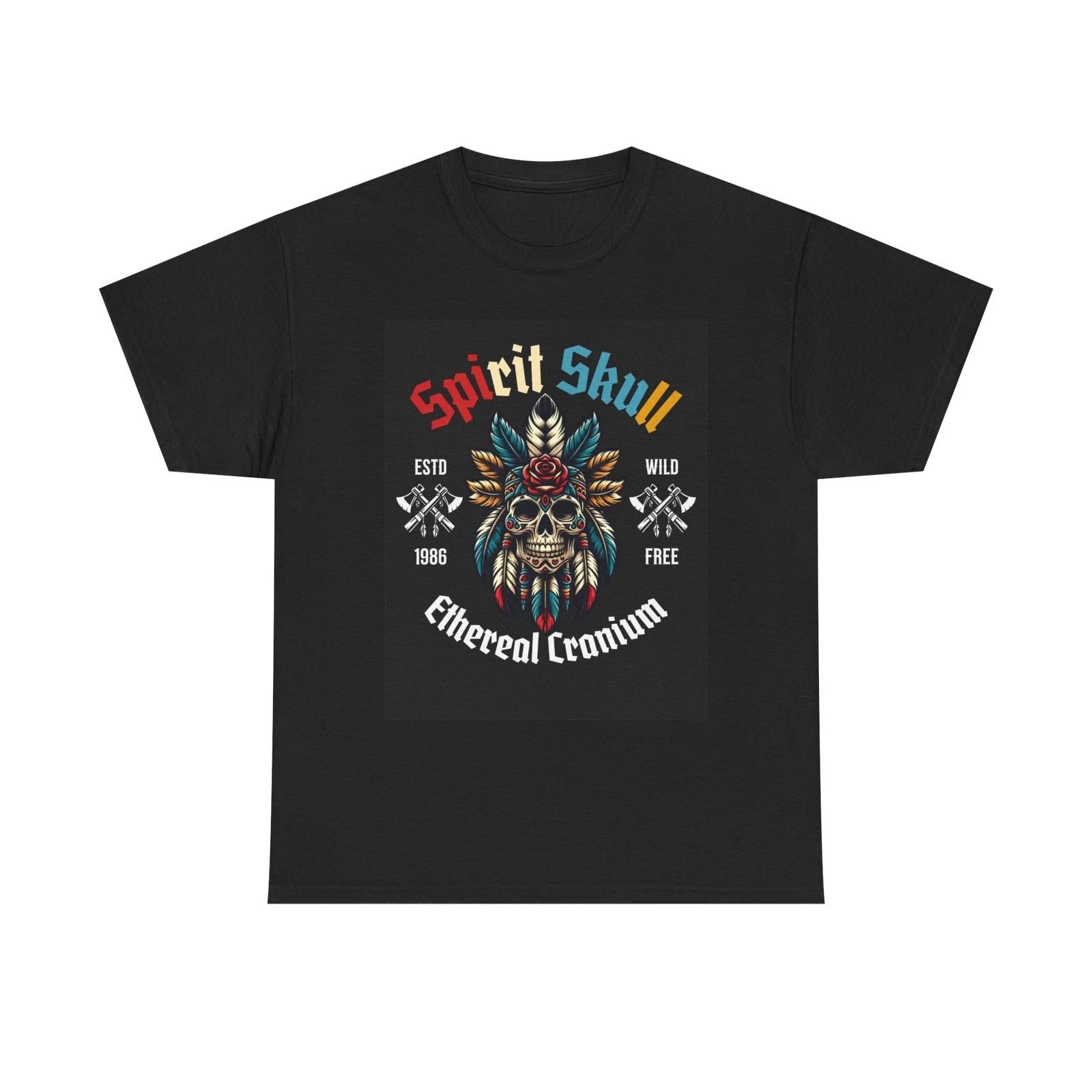 Men s and Women s T-shirts Spirit Skull Graphic XL