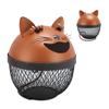 Metal Cat Piggy Bank Innovative Cute Cartoon Fun Cat Shaped Metal Money Box for Kids Present Home De