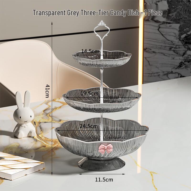 Multi-layer Drainable Fruit Plate Three Layers