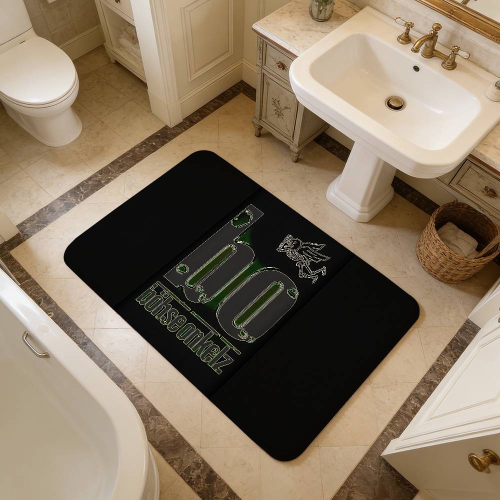 

G-Germany B-Bohse O-Onkelz Floor Mat Rectangle Anti-slip Home Soft Badmat Front Door Indoor Outdoor Mat Welcome Doormat 40cm x 60cm